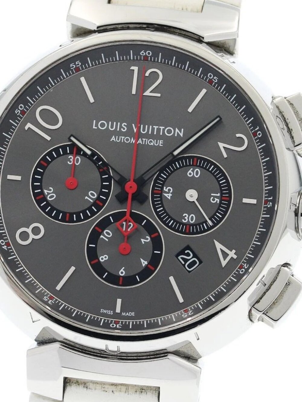 LOUIS VUITTON Tambour Chrono QA025 Chronograph Date Automatic Men's Watch_941272